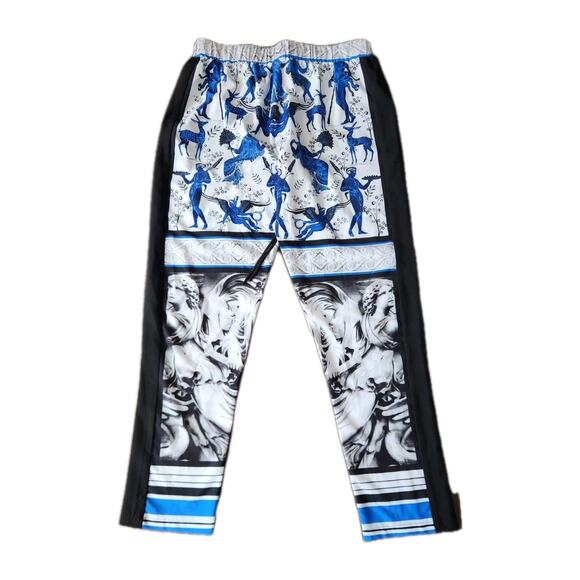 Clover Canyon Greek Mythology All Over Print Straight-Leg Pull-On Pants Size XS - Picture 2 of 7